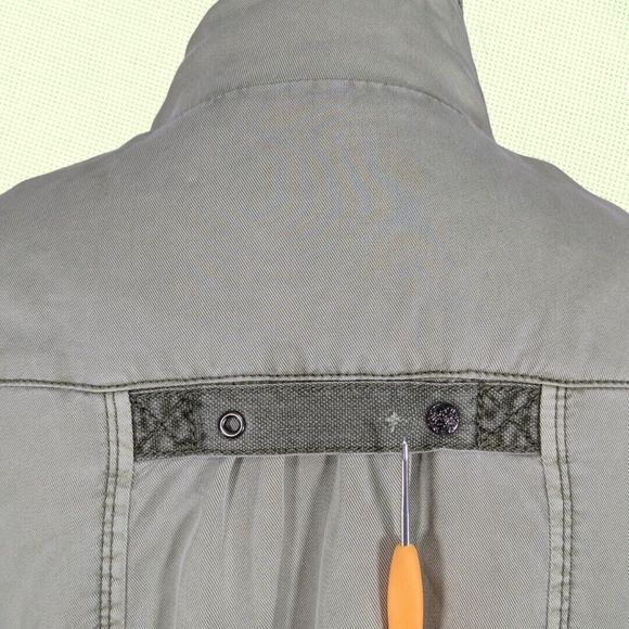 Marrakech Anthropologie Women's Sage Green Utility Army Jacket XS - Picture 9 of 9
